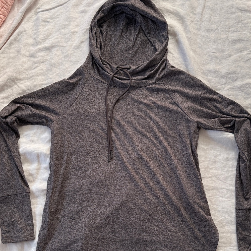 Purple hooded Athleta top